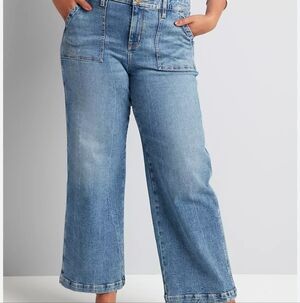 Lane Bryant Wide-Leg Women Jeans